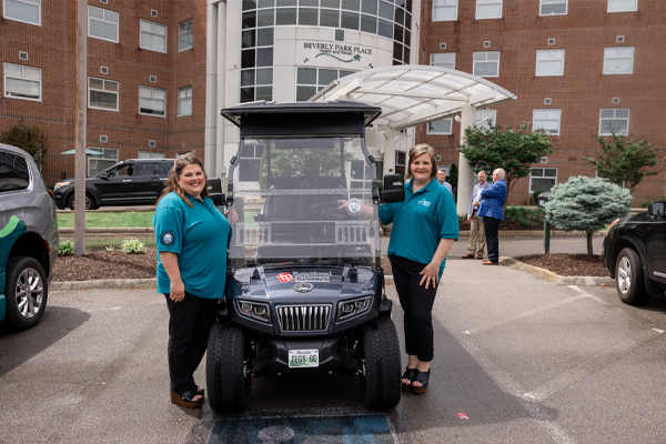 Hillcrest Healthcare Team Members at Tuggle Transport Ribbon Cutting Ceremony